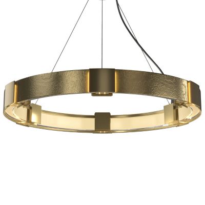 Hubbardton Forge Aura Pendant Light - Color: Brass - Size: Medium - 138585-