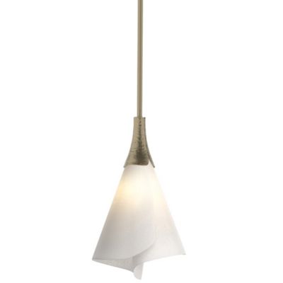 Hubbardton Forge Mobius Adjustable Pendant Light with Shade - Color: White 