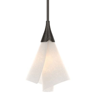 Hubbardton Forge Mobius Adjustable Pendant Light with Shade - Color: White 