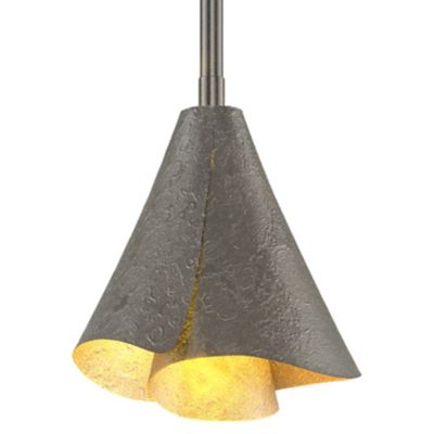 Hubbardton Forge Mobius Steel Shade Mini Pendant Light - Color: Bronze - Si