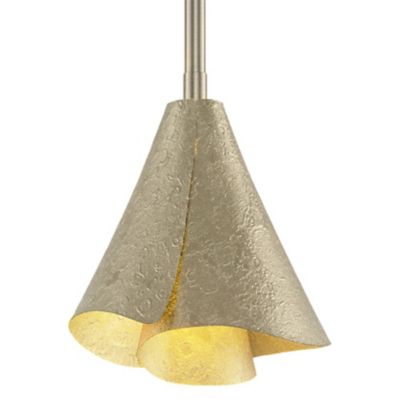 Hubbardton Forge Mobius Steel Shade Mini Pendant Light - Color: Gold - Size