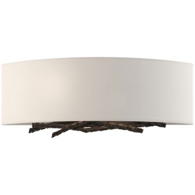 Hubbardton Forge Brindille Wall Sconce - Color: Cream - Size: 2 light - 207