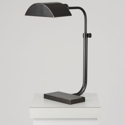 Robert Abbey Koleman Task Table Lamp - Color: Bronze - Z460