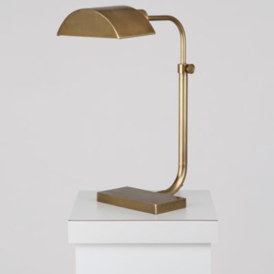 Robert Abbey Koleman Task Table Lamp - Color: Brass - 460