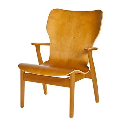 Artek Domus Lounge Chair in Brown