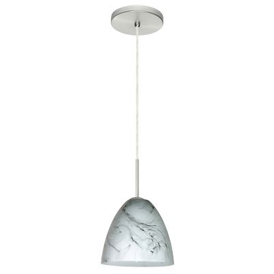 Besa Lighting Vila Pendant Light - Color: Grey - 1JT-4470MG-SN