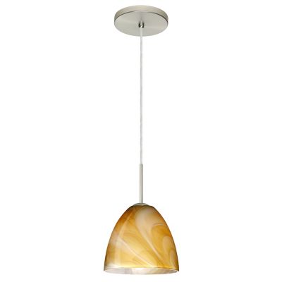 Besa Lighting Vila Pendant Light - Color: Yellow - 1JT-4470HN-SN