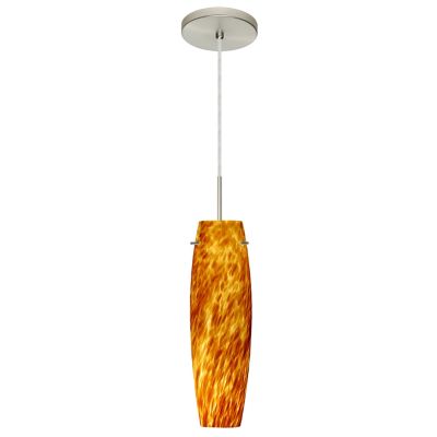 Besa Lighting Tutu Pendant Light - Color: Amber - 1BT-412118-SN