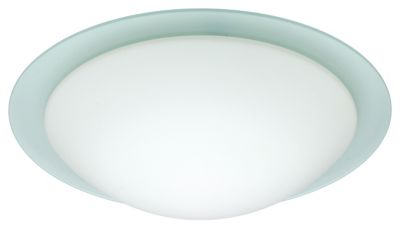 Besa Lighting Ring Flushmount Light - Color: White - Size: Medium - 977125C