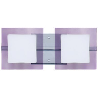 Besa Lighting Alex Bath Bar with Trim - Color: Purple - Size: 2 light - 2WS