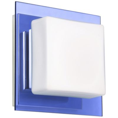 Besa Lighting Alex Wall Sconce - Color: Blue - Size: 1 light - 1WS-773592-C