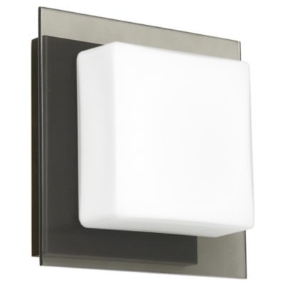 Besa Lighting Alex Wall Sconce - Color: Grey - Size: 1 light - 1WS-7735SM-B