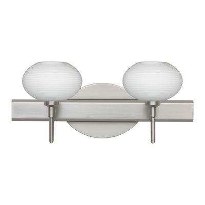 Besa Lighting Lasso Vanity Light - Color: White - Size: 2 Lights - 2SW-5612