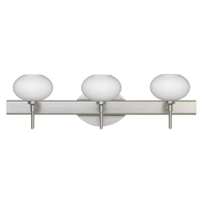 Besa Lighting Lasso Vanity Light - Color: White - Size: 3 Lights - 3SW-5612