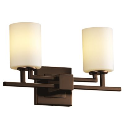 R313184 Justice Design Group Fusion Aero 2-Light Vanity Li sku R313184