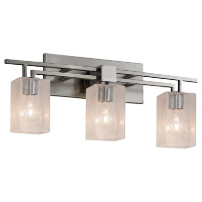 Justice Design Group Fusion Aero Vanity Light - Color: Brushed Nickel - Siz