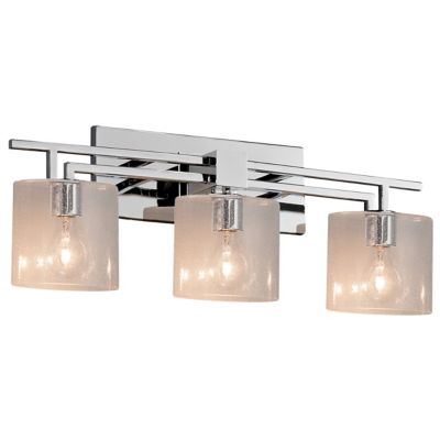 Justice Design Group Fusion Aero Vanity Light - Color: Polished Chrome - Si