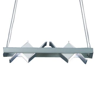 R313410 Zaneen Loft Linear Chandelier Light - Color: Alumi sku R313410