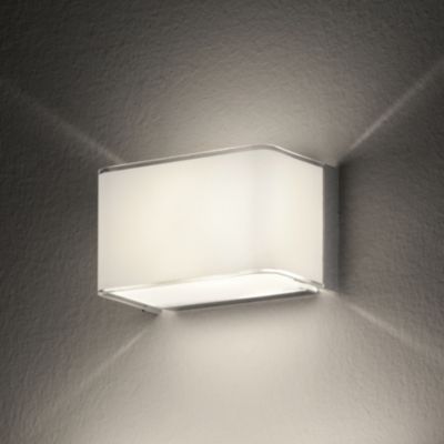 Leucos Lighting Block P14 Wall Sconce - Color: White - 0003814