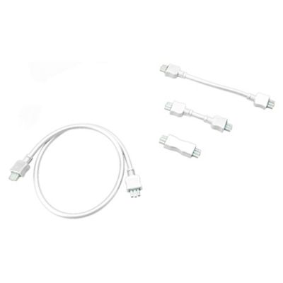 Visual Comfort Architectural Unilume LED Slimline Jumper Connector in White, Size: 3 "