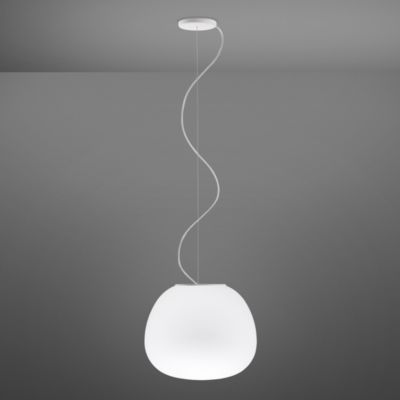 Fabbian Lumi - Mochi Pendant Light - Color: White - Size: Large - F07A01 A 