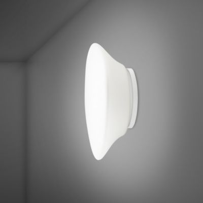 Fabbian Lumi - Mycena Wall/Ceiling Light - Color: White - Size: Small - F07