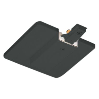 Juno End Feed Connector & Outlet Box Cover - Color: Black - T21 BL