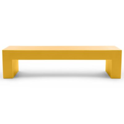 HLL722373 Heller Vignelli Bench - Color: Yellow - Size: 72 - sku HLL722373