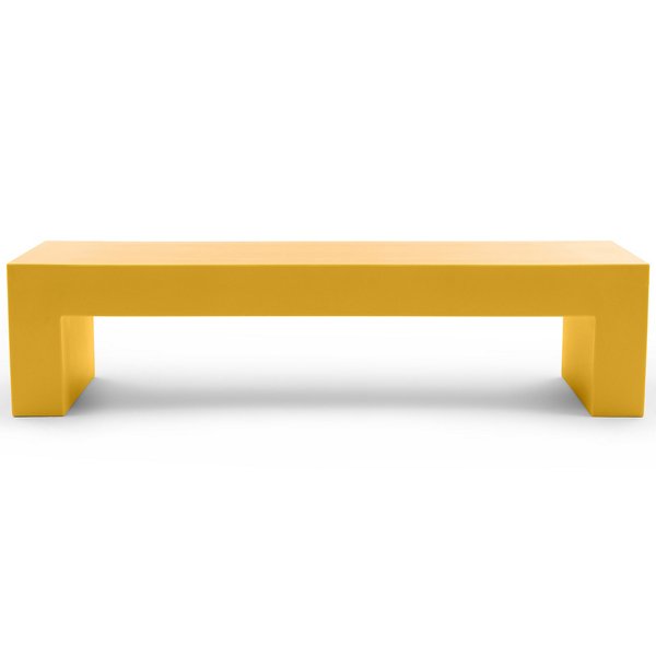 Heller Vignelli Bench - Color: Yellow - Size: 72 - 1031-08