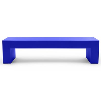 HLL722374 Heller Vignelli Bench - Color: Blue - Size: 72 - 1 sku HLL722374