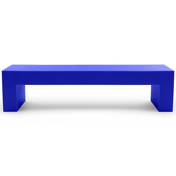 HLL722374 Heller Vignelli Bench - Color: Blue - Size: 72 - 1 sku HLL722374