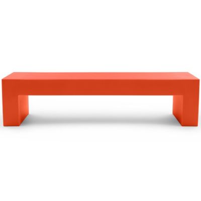 HLL722376 Heller Vignelli Bench - Color: Orange - Size: 72 - sku HLL722376