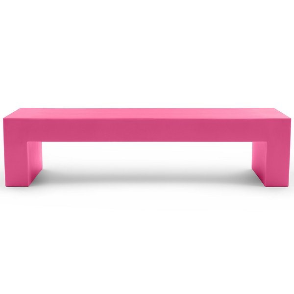 Heller Vignelli Bench - Color: Pink - Size: 72 - 1031-06