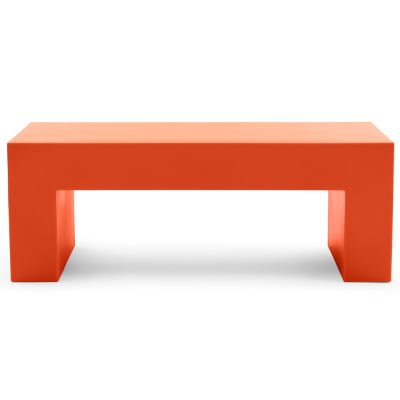 HLL2250637 Heller Vignelli Bench - Color: Orange - Size: 48 - sku HLL2250637