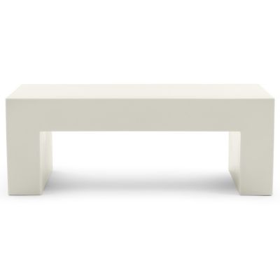 HLL2250625 Heller Vignelli Bench - Color: White - Size: 48 -  sku HLL2250625