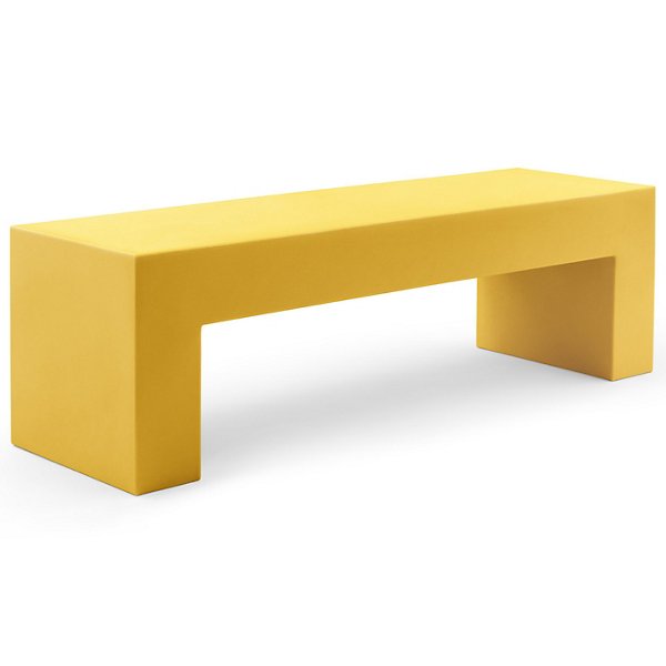 HLL2250630 Heller Vignelli Bench - Color: Yellow - Size: 60 - sku HLL2250630
