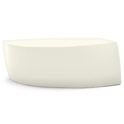 Heller Frank Gehry Bench - Color: White - 1018-01