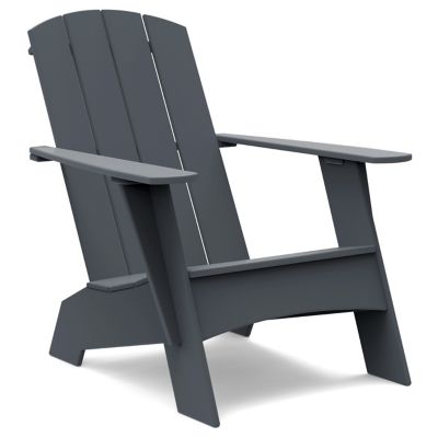 Loll Designs Adirondack 4 Slat Compact Chair - Color: Grey - AD-4SCC-CG