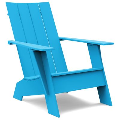 Loll Designs Adirondack 4 Slat Compact Chair - Color: Blue - AD-4SFC-SB