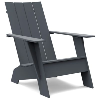 Loll Designs Adirondack 4 Slat Compact Chair - Color: Grey - AD-4SFC-CG