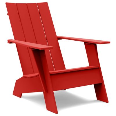 Loll Designs Adirondack 4 Slat Compact Chair - Color: Red - AD-4SFC-AR