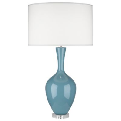 Robert Abbey Audrey Table Lamp - Color: Blue - Size: 1 light - OB980