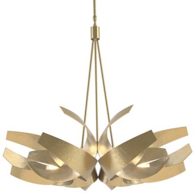 Hubbardton Forge Corona Pendant Light - Color: Polished - Size: Medium - 13