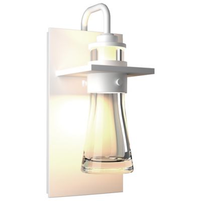 Hubbardton Forge Erlenmeyer Outdoor Wall Sconce - Color: White - Size: Medi