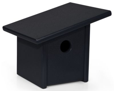 Loll Designs Pitch Birdhouse - Color: Black - AC-PB-BL