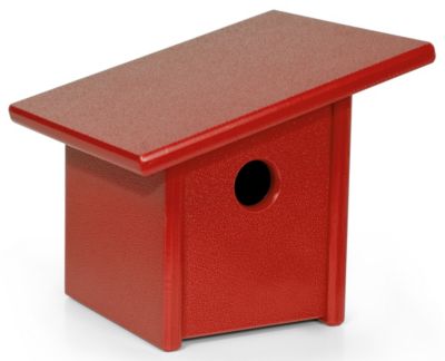 Loll Designs Pitch Birdhouse - Color: Red - AC-PB-AR