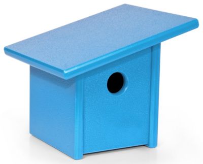 Loll Designs Pitch Birdhouse - Color: Blue - AC-PB-SB