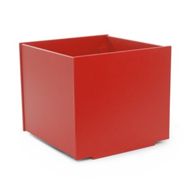 Loll Designs Square Planter - Color: Red - Size: 22 Gallon - FC-S22G-AR