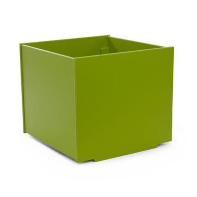 Loll Designs Square Planter - Color: Green - Size: 22 Gallon - FC-S22G-LG