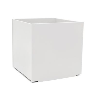 Loll Designs Square Planter - Color: White - Size: 60 Gallon - FC-S60G-CW